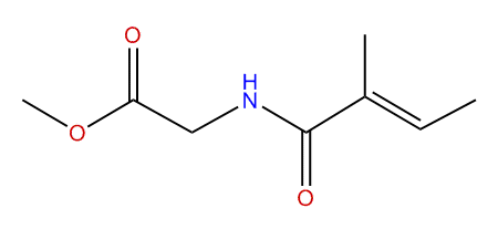 Methyl ([(2E)-2-methyl-2-butenoyl]amino)-acetate